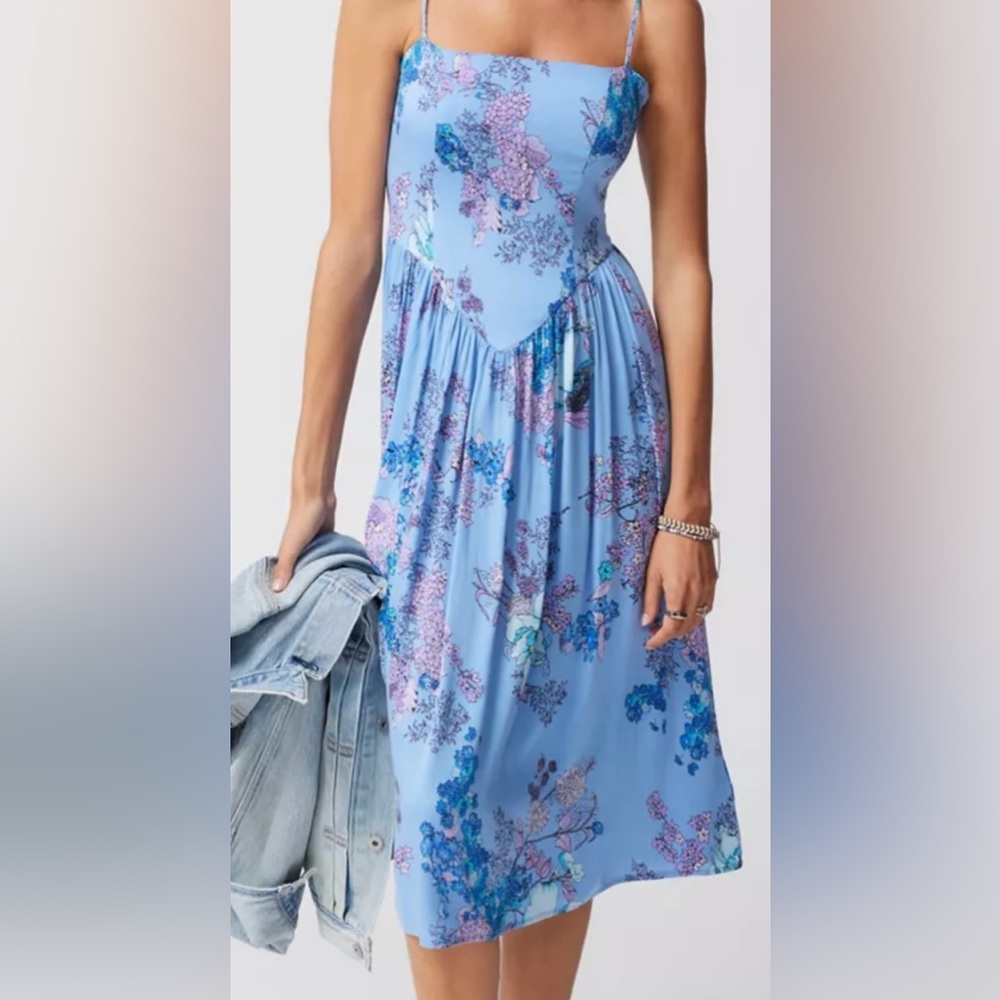 Urban Outfitters Blue Floral Dress Size S